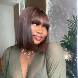 Brown Fringe Bone straight